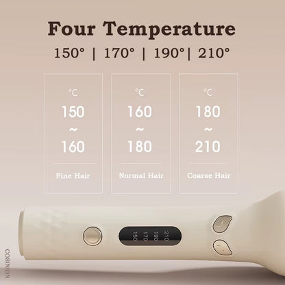 Automatic Hair Curler 28Mm Negative Ions Electric Ceramic Curling Hair Stick Rotating Curl Waves Anti-Tangle Curling Iron Styler